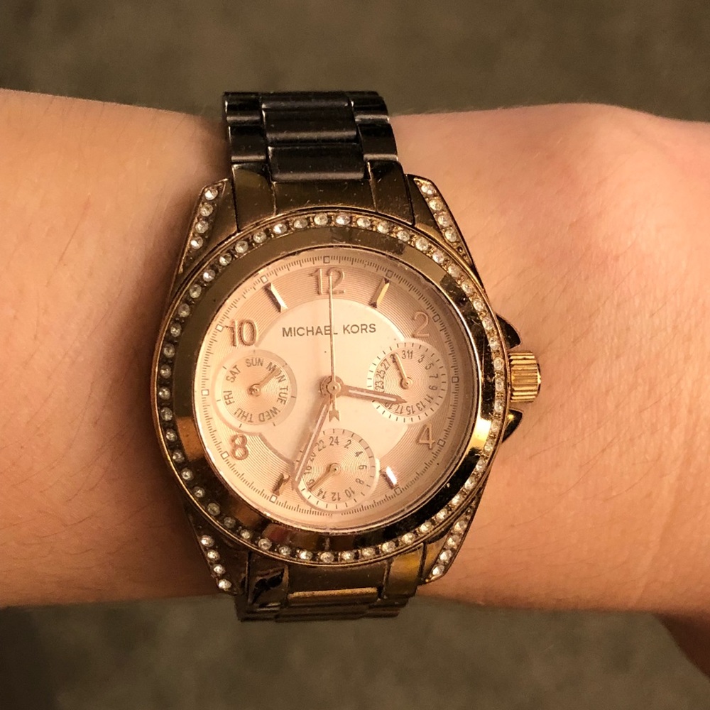 Michael Kors rose gold watch
